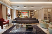 中美式混搭客厅设计欣赏