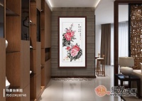 适合玄关的挂画有哪些,选这些精品竖版花鸟画就对了
