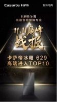 双11：卡萨帝高端、高增长，实现翻番！