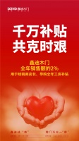 抗击疫情 众志成城|鑫迪木门拿出全年销售额2% 补贴经销商