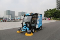 助力新基建,广州启用5G无人驾驶清扫车
