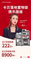 卡贝家居携手薇娅,销售额突破222万!