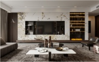 意室丽全屋定制客厅设计风格 简致与美学的平衡