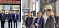 江苏泗阳高新区党委书记胡茂喜一行 莅临好莱客雷拓门窗考察调研