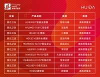 陶卫快讯|惠达卫浴包揽10项沸腾质量奖