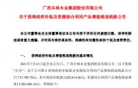 快讯 | 丰林集团获政府补贴及其他退税共计1773万元