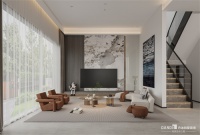 DANDI HOME | 380㎡现代别墅,以如诗如织的温柔引你入梦