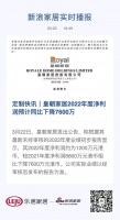 定制快讯|皇朝家居2022年度净利润预计同比下降7600万