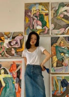 一品造园携手中国当代知名青年女画家赖婷婷,探索花园新艺术造景