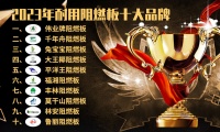 伟业牌阻燃板入选“2023年阻燃板十大品牌”