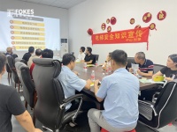 Fokes福克斯电梯走进科琦家具,开展现场电梯安全知识培训+演练