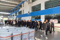 【聚势同行 共赢未来】晨阳水漆山东区经销商团队来访总部参观交流