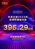 东易日盛2023年品牌价值突破395.29亿,连续十年上榜《中国品牌价值500强》!
