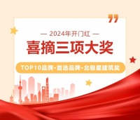 TOP10品牌、首选品牌、北极星建筑奖！荣基胶条喜摘三项大奖