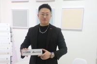 中居文化x新浪家居《建谈》栏目,上海建博会开展首日走进宏燕艺术水漆!