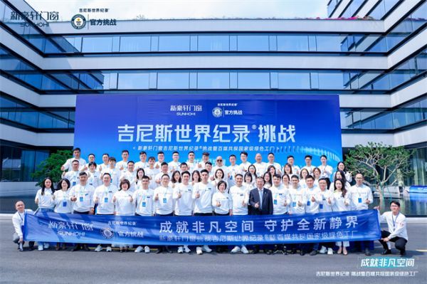 重磅！新豪轩门窗吉尼斯世界纪录挑战成功，展现全球顶尖门窗性能