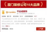 实力认证｜厦门千达成装饰正式入驻 CNPP 十大品牌网，跻身行业权威品牌名录