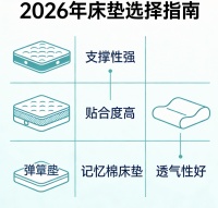 2026年热门乳胶床垫排名前十推荐品牌！