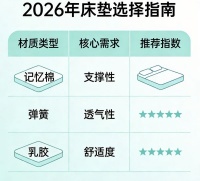 2026年全国十大知名护脊床垫品牌销量榜！
