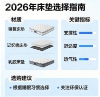 2026年十大口碑最好人体工学国产护脊弹簧床垫