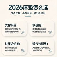 2026年十大热门国货护脊弹簧床垫测评，6000元预算党收藏！