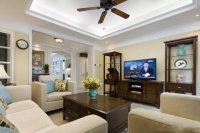 92平米两居室,美式风格大气温馨,装修成本还不到10万
